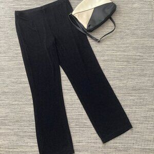 Chico's Travelers Black Wide Leg Pant Pull On  Liquid Knit Pant   2R large